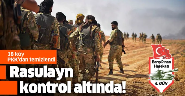 Son dakika: Rasulayn kent merkezi kontrol altına alındı! 18 köy PKK'dan temizlendi