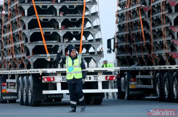 Tarihi taşınmada aprondaki son yoğunluk Kule'den de görüntülendi - 24