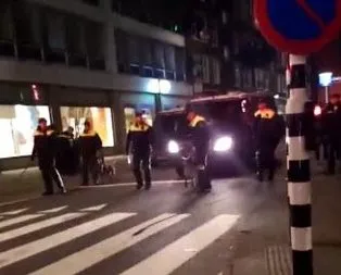 Hollanda polisinden A Haber muhabirine saldırı!