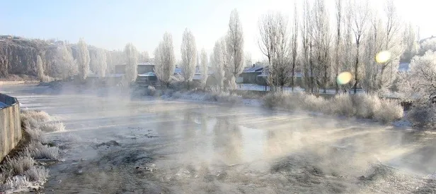 Hava sıcaklığı eksi 19'u gördü
