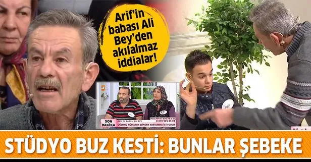 Arif'in babası Ali Bey'den şoke eden iddialar