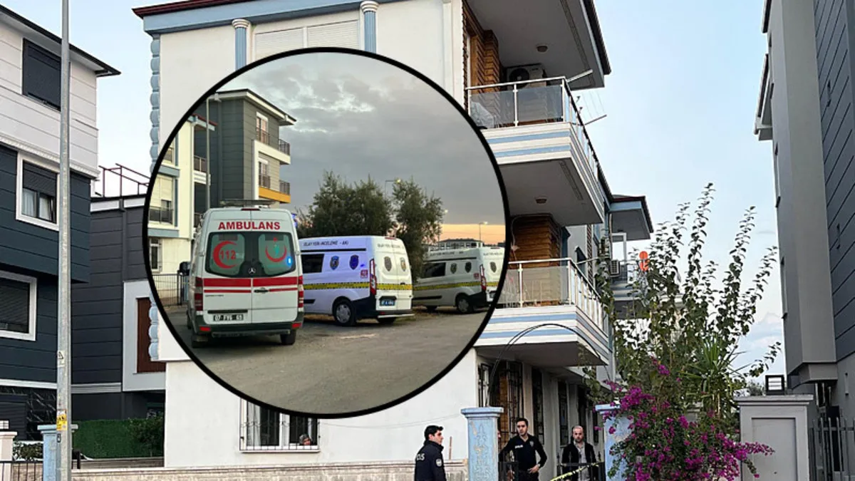 Antalya'da dehşet anları! Eşini ve 2 çocuğunu katletti
