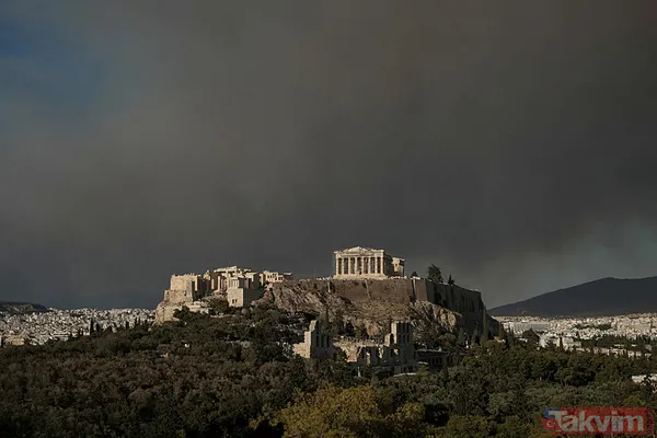 Yunanistan alevlere teslim oldu! O güne kadar kırmızı alarm! | Türkiye'den Yunanistan'a yardım eli - 32