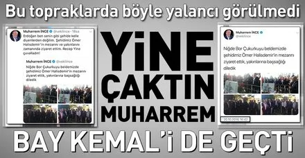 Muharrem İnce yalanda Bay Kemal'i de geçti