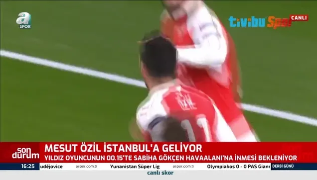 Mesut Özil Fenerbahçe için İstanbul'a geliyor! İşte geliş saati