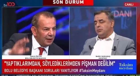 Canlı yayında birbirlerini yediler! Tanju Özcan ve Barış Yarkadaş arasında koltuk fırlatma gerilimi-2