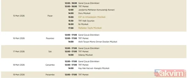 Beştepe'de 19 Mart'a kadar sürecek dev Ramazan etkinlikleri: Müzikallerden sergilere tam program takvimi - 7