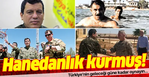 PKK/YPG/PYD terör örgütü elebaşı Mazlum Kobani kod adlı Ferhat Abdi Şahin, Ayn El-Arap'da (Kobani) hanedanlık kurmuş