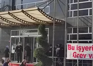 CHPli Maltepe Belediyesinde isyan var! İşçiler belediye binasına grev pankartları astı!