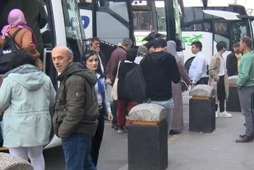 Otogarlarda seçim hareketliliği!