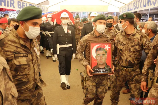 SON DAKİKA: Şehit Özel Harekat Polisi Veli Kabalay'a son veda - 22