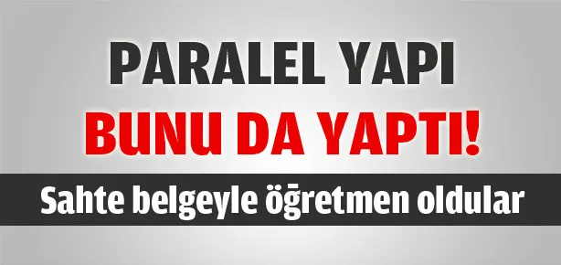 Paralel yapı bunu da yaptı!