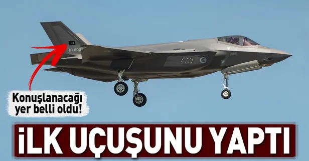 Türkiye'ye gelen F-35 ilk uçuşunu yaptı