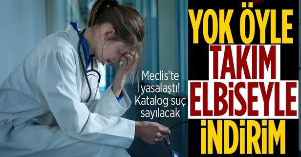 Takım elbiseyle indirime son!