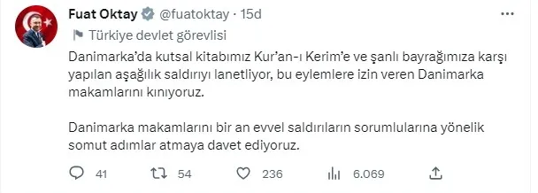 Son dakika: Danimarka'da Kur’an-ı Kerim ve Türk bayrağına çirkin saldırı! Dışişleri Bakanlığı ve AK Parti'den peş peşe sert tepki-7