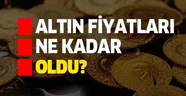 Çeyrek ve gram altın fiyatları ne kadar?
