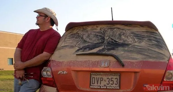 Kirli arabalardan sanat eserleri ortaya çıkarıyor - 43