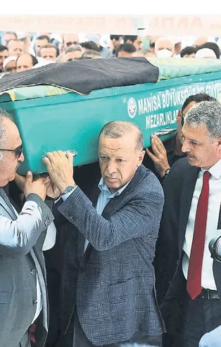 Başkan Erdoğan aile dostu Hakan Füzun’ün cenaze törenine katıldı!