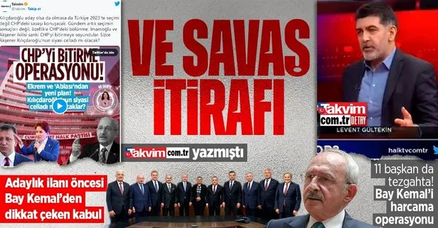 6’lı masadan son kulis bilgileri! Kılıçdaroğlu’nun adaylığındaki kirli planı Levent Gültekin itiraf etti