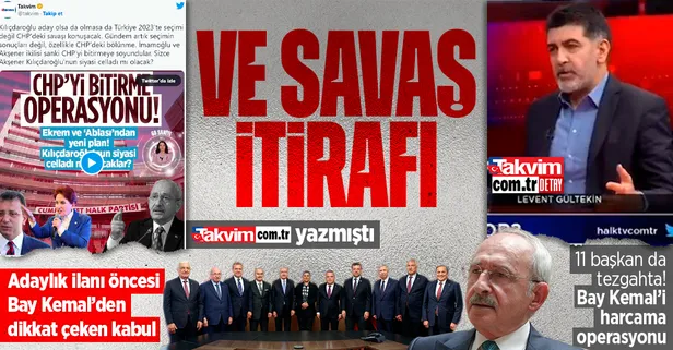 6'lı masadan son kulis bilgileri! Kılıçdaroğlu'nun adaylığındaki kirli planı Levent Gültekin itiraf etti