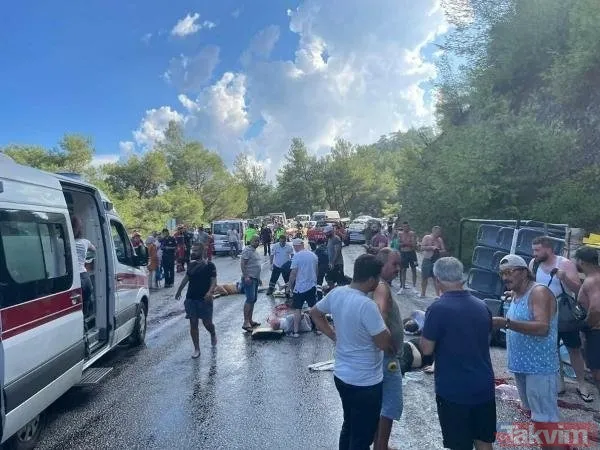 SON DAKİKA: Marmaris'te 5 kişi hayatını kaybetmişti! Safari faciasının detayları ortaya çıktı: Şoför viraja sert girdi turistler kemer takmıyor - 1