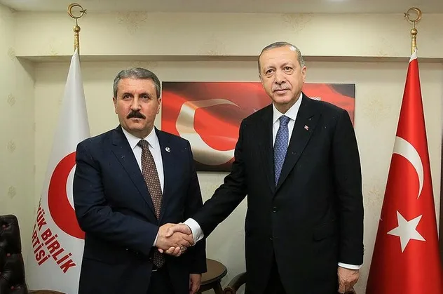 BBP Genel Başkanı Destici'den Erdoğan'a tebrik telefonu