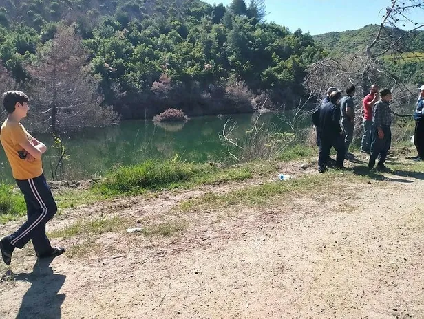 Son dakika: Hatay'da baraj gölüne giren kardeşlerden Arda Tandır boğuldu-3