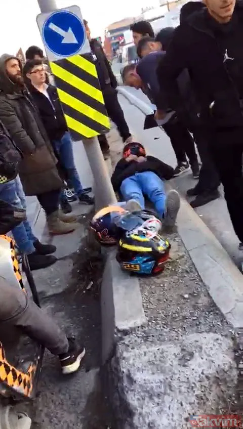 Son dakika haberleri... İETT otobüsü yine kazaya karıştı! 2 katlı İETT otobüsü motosiklete çarptı: 2 yaralı - 5