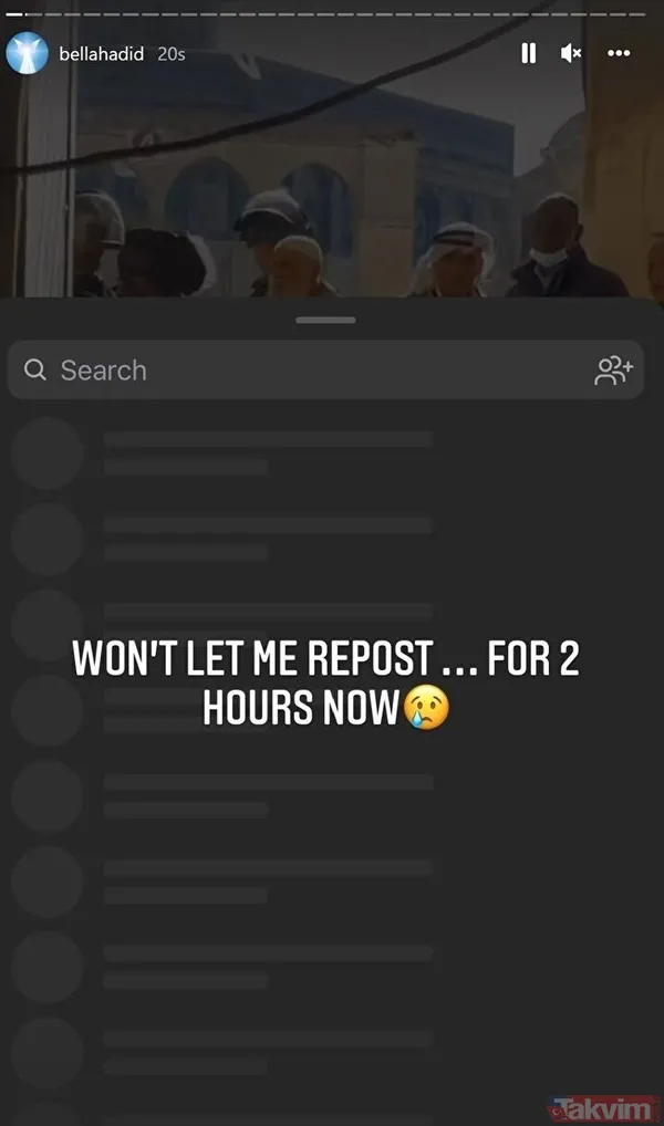 Instagram'dan sansür üstüne sansür! Ünlü model Bella Hadid'in 'Filistin' paylaşımları engellendi... - 12