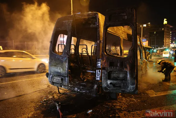 Kağıthane'de panik anları! Alev alev yandı - 3