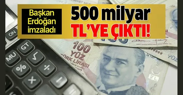 Son dakika: Başkan Erdoğan imzaladı! Kredi garanti kurumları kefaleti 500 milyar liraya çıkarıldı