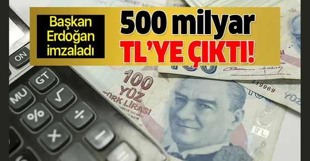 Son dakika: Başkan Erdoğan imzaladı! Kredi garanti kurumları kefaleti 500 milyar liraya çıkarıldı