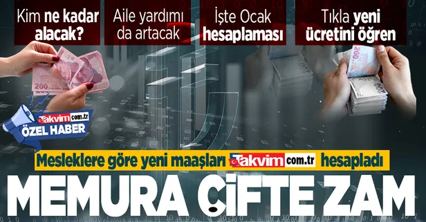 Memura Ocak'ta çifte zam: En az 10.831 TL maaş!