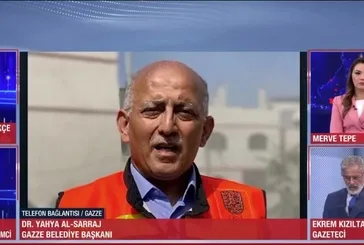 Gazze Belediye Başkanı Al-Sarraj A Haber'de!