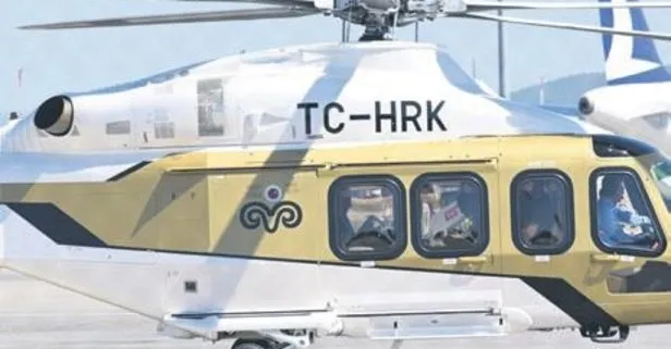 Helikopter ve tekne şov