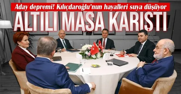 6’lı masada aday depremi: Kemal Kılıçdaroğlu’nun beklediği toplantı ertelendi