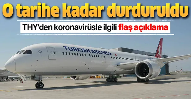 THY'den Çin ve İran seferlerine ilişkin yeni açıklama