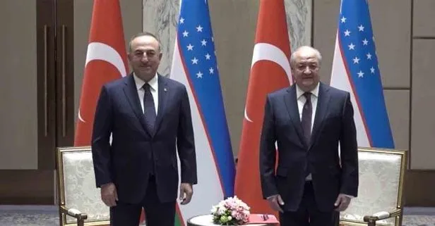 Son dakika: Dışişleri Bakanı Mevlüt Çavuşoğlu Özbek mevkidaşı Kamilov ile görüştü! Kritik açıklamalar