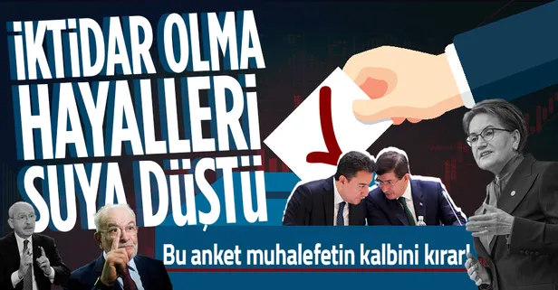 Bugün seçim olsa hangi ittifaka oy verirsiniz? 6'lı masayı üzecek anket sonuçları Genar'dan geldi