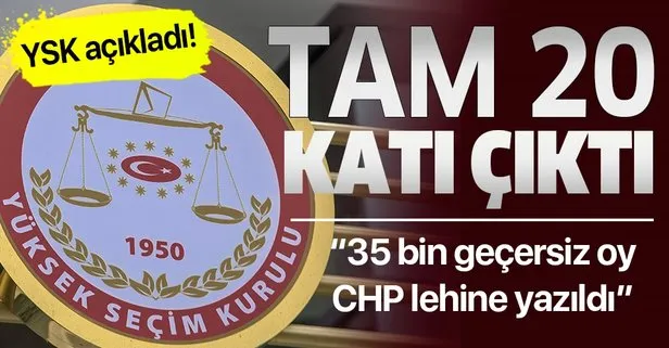 İstanbul’da şüpheli oy sayısı 300 binden fazla | 35 bin geçersiz oyun CHP’ye yazıldığı tespit edildi