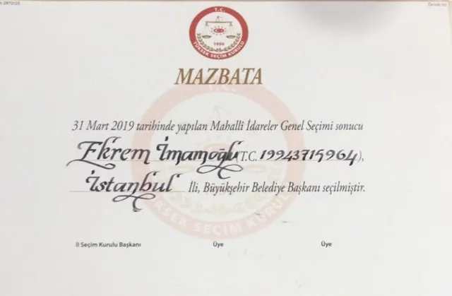 Istanbul büyükşehir belediye başkanı kim oldu 2019 Istanbul büyükşehir belediye başkanı kim oldu 2019