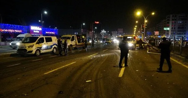 Diyarbakır’da zincirleme kaza! 5 araç birbirine girdi