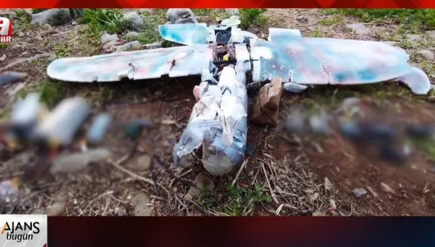 Hainler maket uçakla saldırdı! PKK'nın saldırı amacıyla kullandığı maket uçak düşürüldü