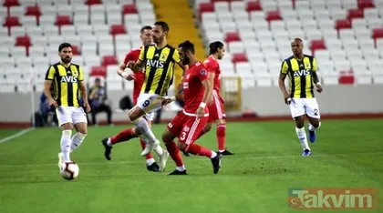 Sivas’ta gol sesi yok! MS: Sivasspor 0-0 Fenerbahçe
