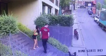 Böylesi filmlerde bile yok! İstanbul Beyoğlunda gasp içinde gasp