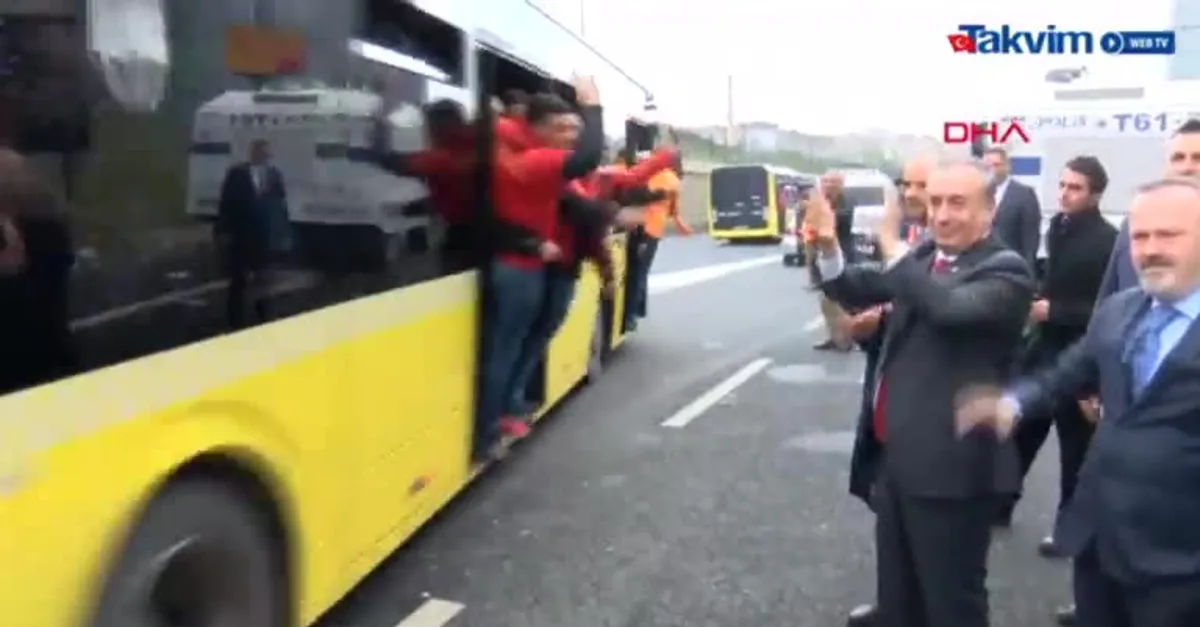 Galatasaray taraftarı Kadıköy'e böyle gitti