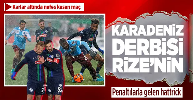 Karadeniz derbisinde kazanan Rize! (Çaykur Rizespor 3-2 Trabzonspor)