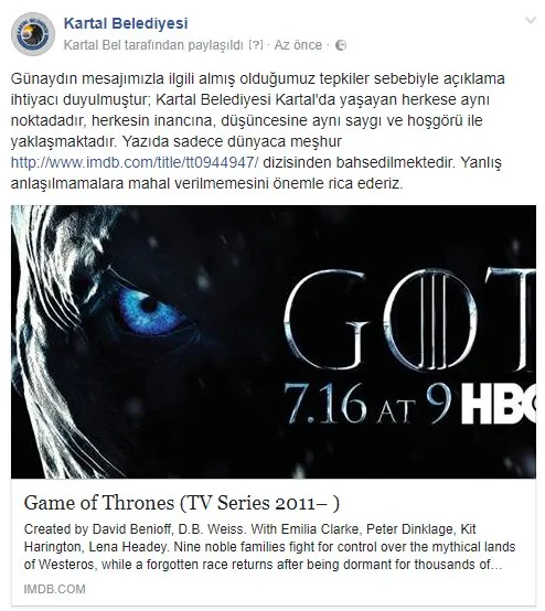 Kartal Belediyesi'nden skandal paylaşım-6