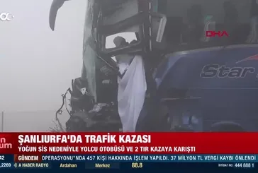 Şanlıurfa'da feci kaza: 1 ölü 9 yaralı