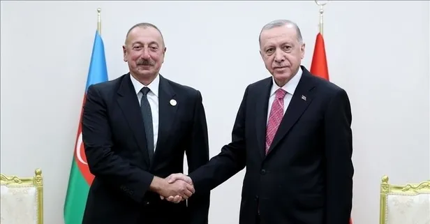 Başkan Erdoğan Azerbaycan Cumhurbaşkanı İlham Aliyev ile görüştü